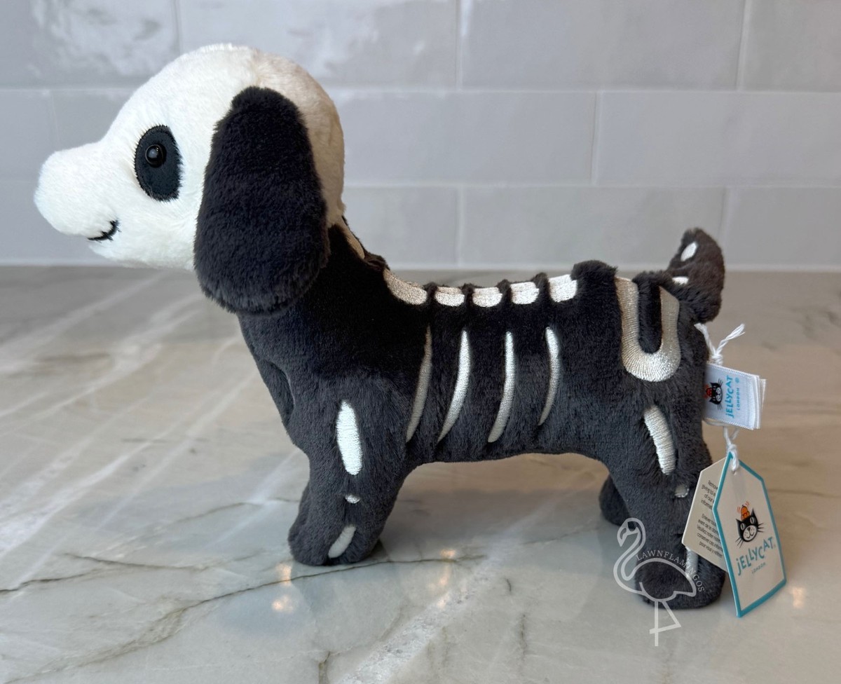 新品　ジェリーキャット　スケルトン　骸骨　スケルトンドッグ　dog 犬 Skeledog Dan - Official Jellycat