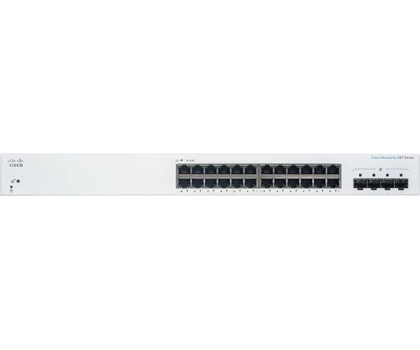 Cisco Gigabit Managed switch CB220 24P Port 1GB +4 X SFP CBS220-24T-4G - Image 2 of 2
