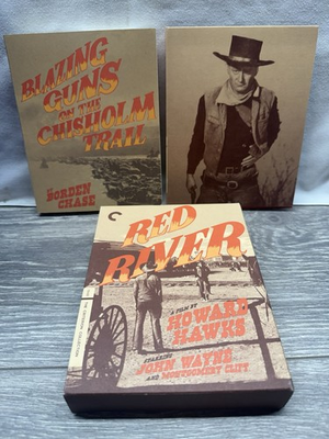 #ad Red River Criterion Collection 2 Disc Blu Ray amp; Book Set 1948 Western John Wayne $29.98