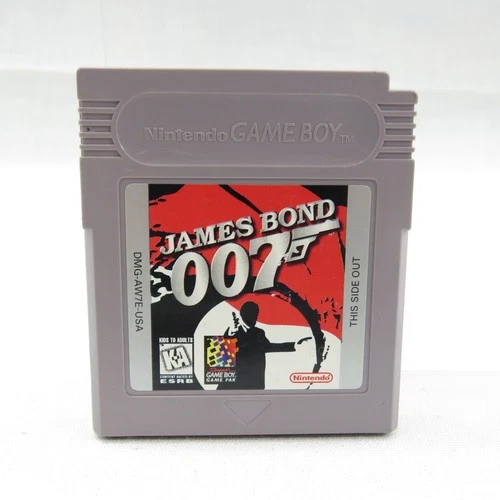 Nintendo Game Boy Vintage James Bond 007 Original Authentic Cartridge Only Used
