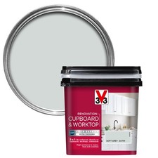 V33 Renovation Cupboard & Worktop Paint No Undercoat Needed High Resistance To