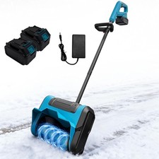 Cordless Snow Shovel with Two 4.0AH Battery and Charger,Electric Snow Shovel wit