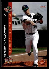Trevor Hildenberger 2015 Choice Midwest League All-Stars #19 Cedar Rapids