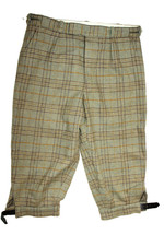 Wanderhose Plus Fours Tweed Hose W34 (Gr 52) Breeks Reithose Jagd Rieme