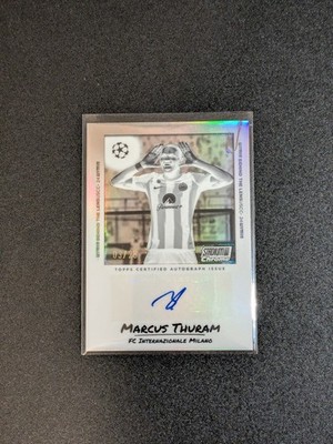 Marcus Thuram Topps Stadium Chrome FC Internazionale Milano Autograph 3/25