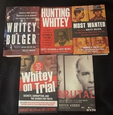 Lot Of 5 Whitey Bulger Books On Pursuit Capture  Trial & Murder Of + Kevin Weeks