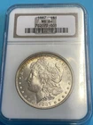 1887 Morgan Silver Dollar NGC MS64 Old Holder