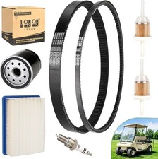 10L0L Golf Cart DS Tune Up Kit W/Clutch Drive  Generator Belt for Club Car DS G