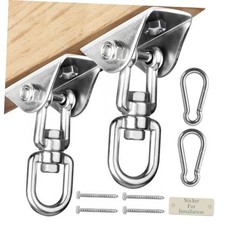 Heavy Duty Swing Hangers for Wooden Sets 2000 LB Capacity 2 Packs Silver