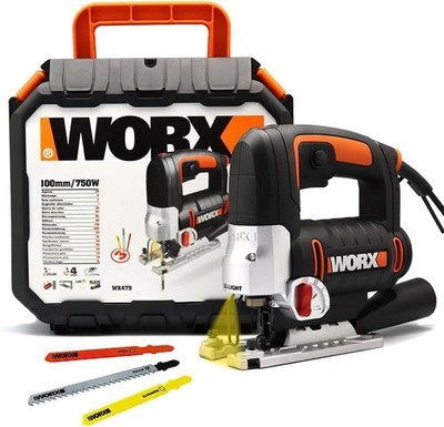 WORX WX479 Pendelhub-Stichsäge 750W Präzises & Kontrolliertes Sägen Stich Säge