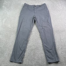 Bird Dogs Pants Mens 32x30 Grey Stephen Jobs Slim Lined Stretch Chino Golf