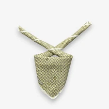 Vintage 90s Renoma Handkerchief Neckerchief Grid Check Pocket Square Scarf