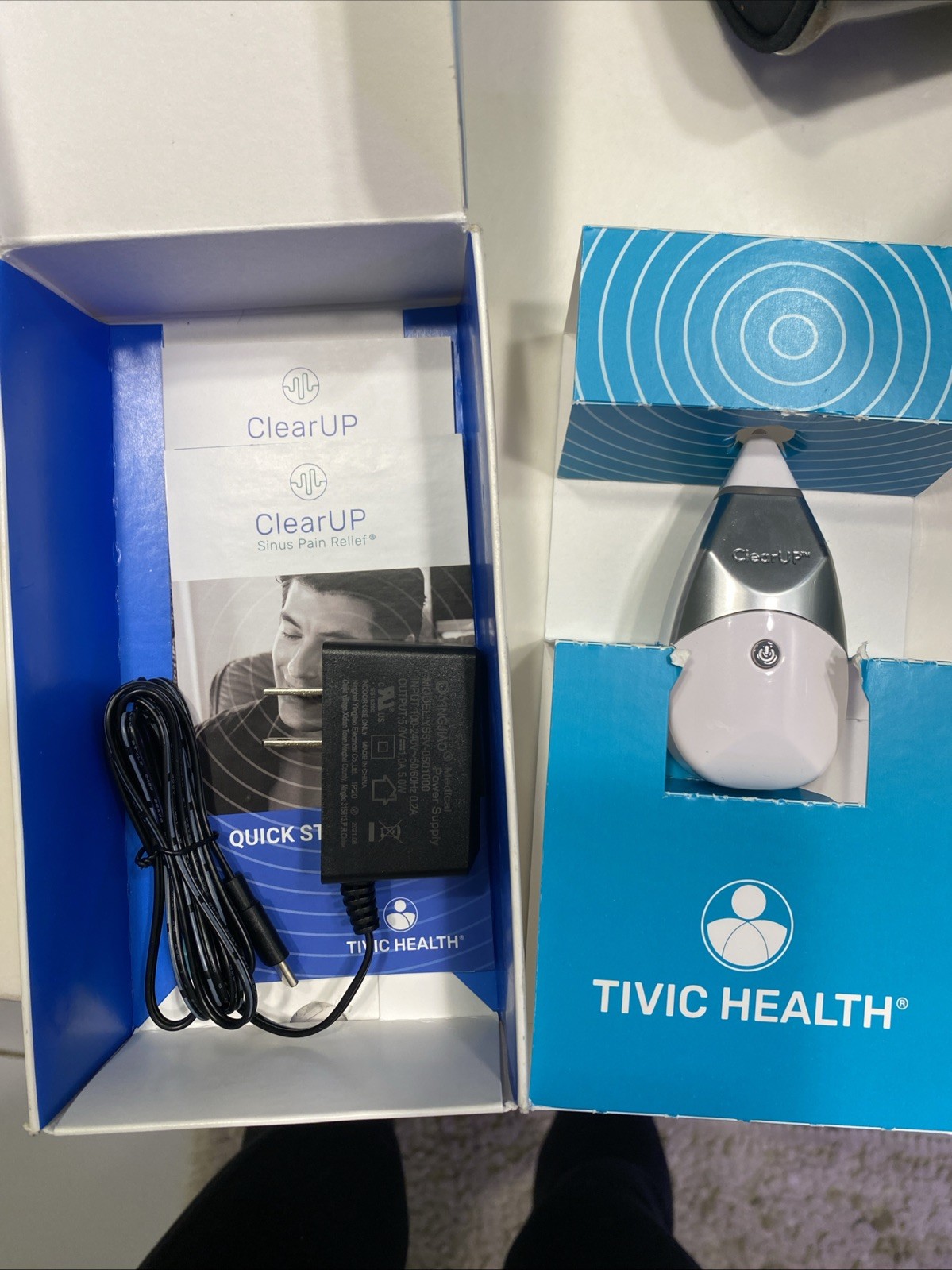Clear Up Sinus Pain Relief Micro current Treatment Device By Tivic Health Read