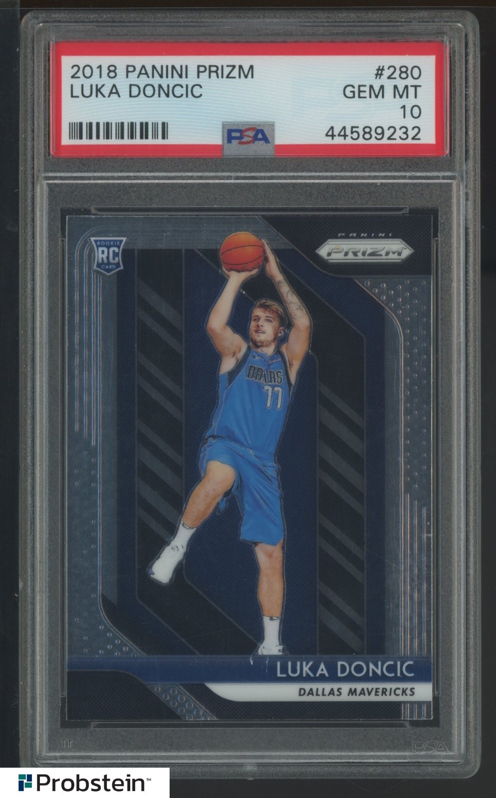 2018 Panini Prizm #280 Luka Doncic Dallas Mavericks RC Rookie PSA 10 GEM MINT
