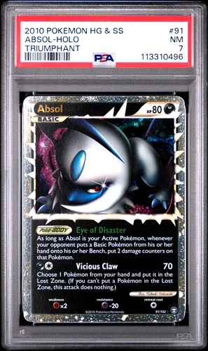 Absol graded PSA 7 for sale on eBay