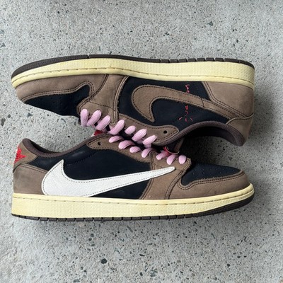 9.5 US - JORDAN 1 LOW TRAVIS SCOTT MOCHA W BOX 2019 | eBay