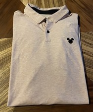 Nike Disney Polo Shirt Mens Small Pink / Salmon With Mickey Logo