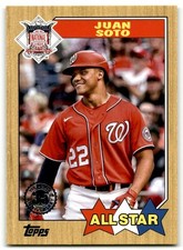 2022 Topps #87AS-13 Juan Soto 1987 All-Star Baseball