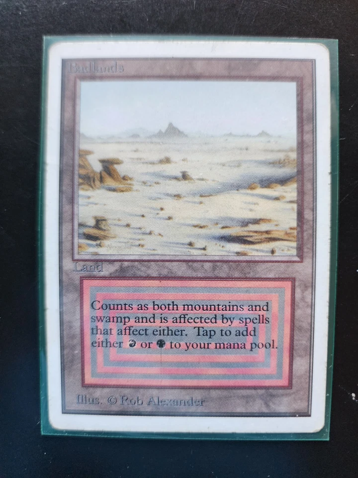 Badlands Magic: The Gathering MTG x1 Unlimited Edition Heavily Played HP English - Image 3 of 3