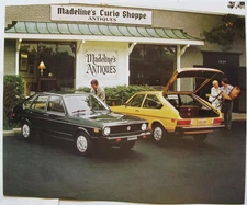 VOLKSWAGEN Dasher Car Sales Sheet Leaflet 1975 #33-30-66010 USA