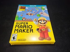 Super Mario Maker Cardboard boxed Nintendo Wii U BRAND NEW SEALED-!