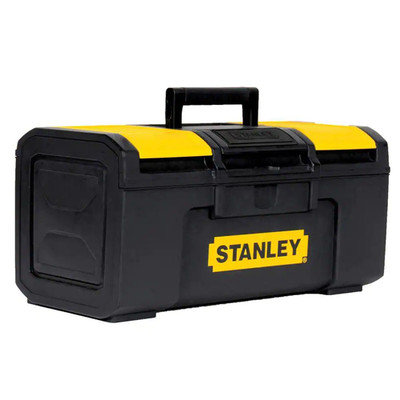 16 In. 1-Touch Latch Tool Box with Lid Organizers