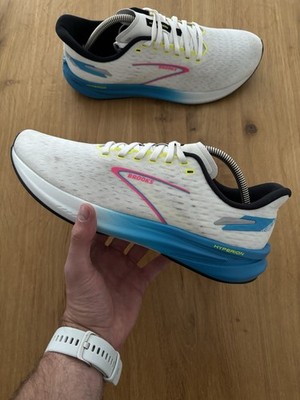 Brooks Hyperion weis Türkis neon Gr. 43 #194 Laufschuh