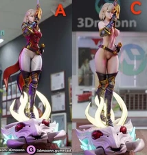 Cha Hae-In Solo Leveling 2 Vers Unpainted 3D Printing Resin Kits Figurine Model