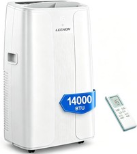 LEENON Air Conditioning Unit 14000 BTU Portable Air Conditioner, Powerful 4-in-1