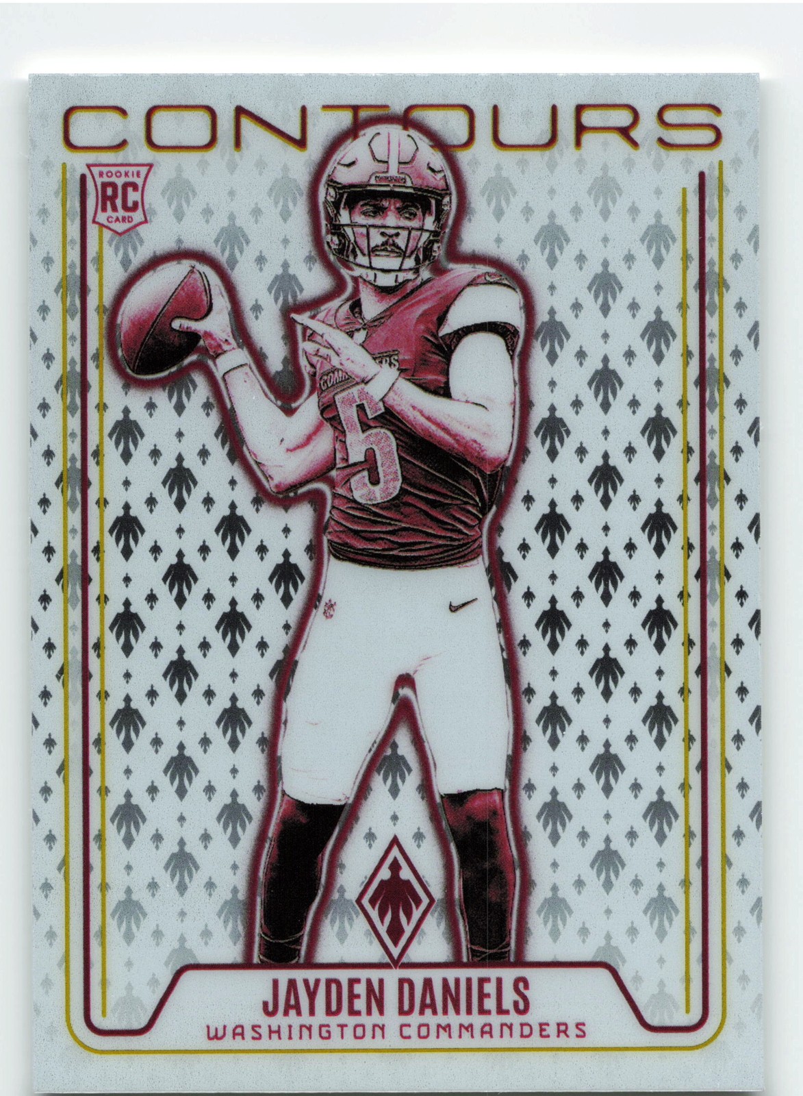 2024 Panini Phoenix #CON-JDS Jayden Daniels Contours Wave