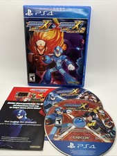 Mega Man X Legacy Collection 1+2 (PS4, 2018) Games w/Case and Inserts