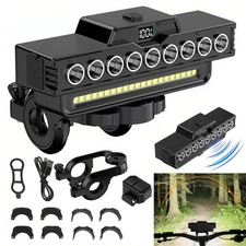 Super Bright LED Bike Light USB Rechargeable Bicycle Front Headlight Waterproof