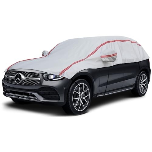 Half Car Cover for Snow, Windshield Cover for Ice and SUV M(see size table) - Picture 2 of 7