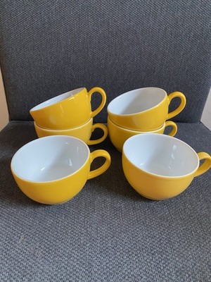 6 x Form 98 Gretsch Schönwald Solid Color Sonnengelb Tassen 8,5cm