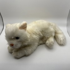 Animal Alley White Persian Cat 11  Plush Stuffed Kitten 2017 Toys R Us