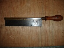 19th century 16 tpi gentleman's (gents) brass back saw - Buck Tottenham Court Rd