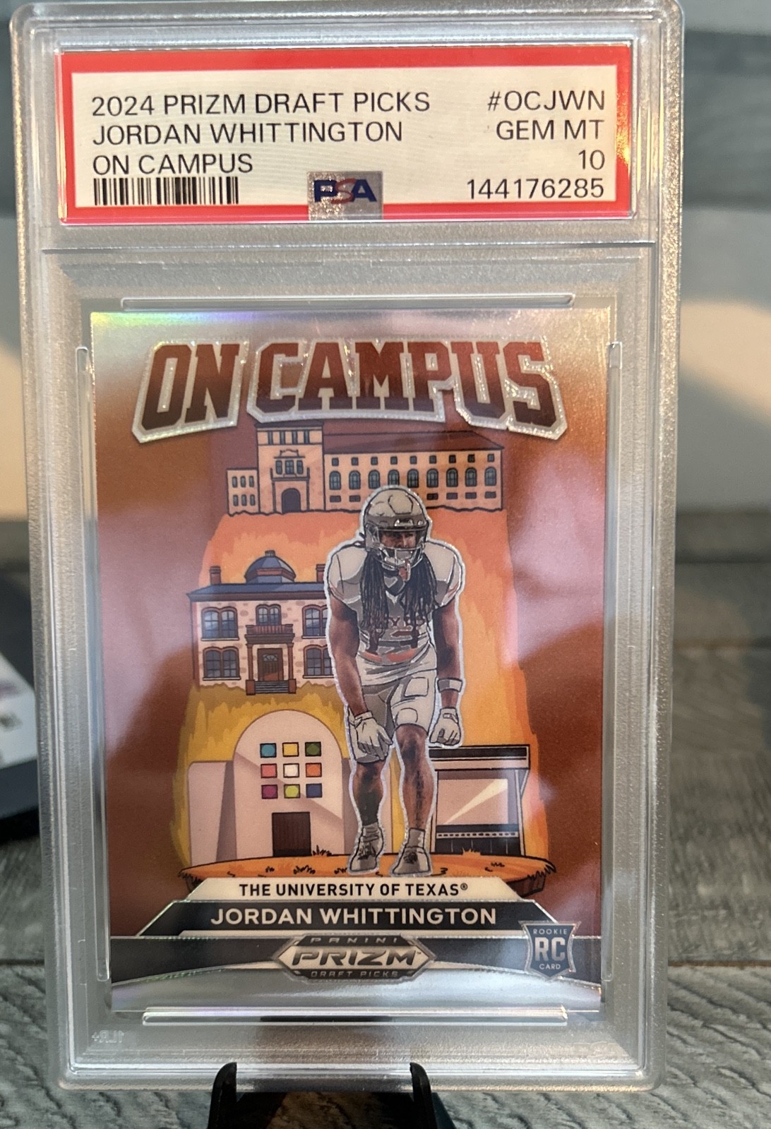 Jordan Whittington Panini Prizm Draft Picks on Campus #OCJWN Base