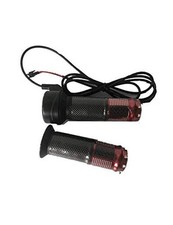 Style Universal Voltage Red Twist Throttle, 24V 36V 48V 3 Wire Twist Throttle