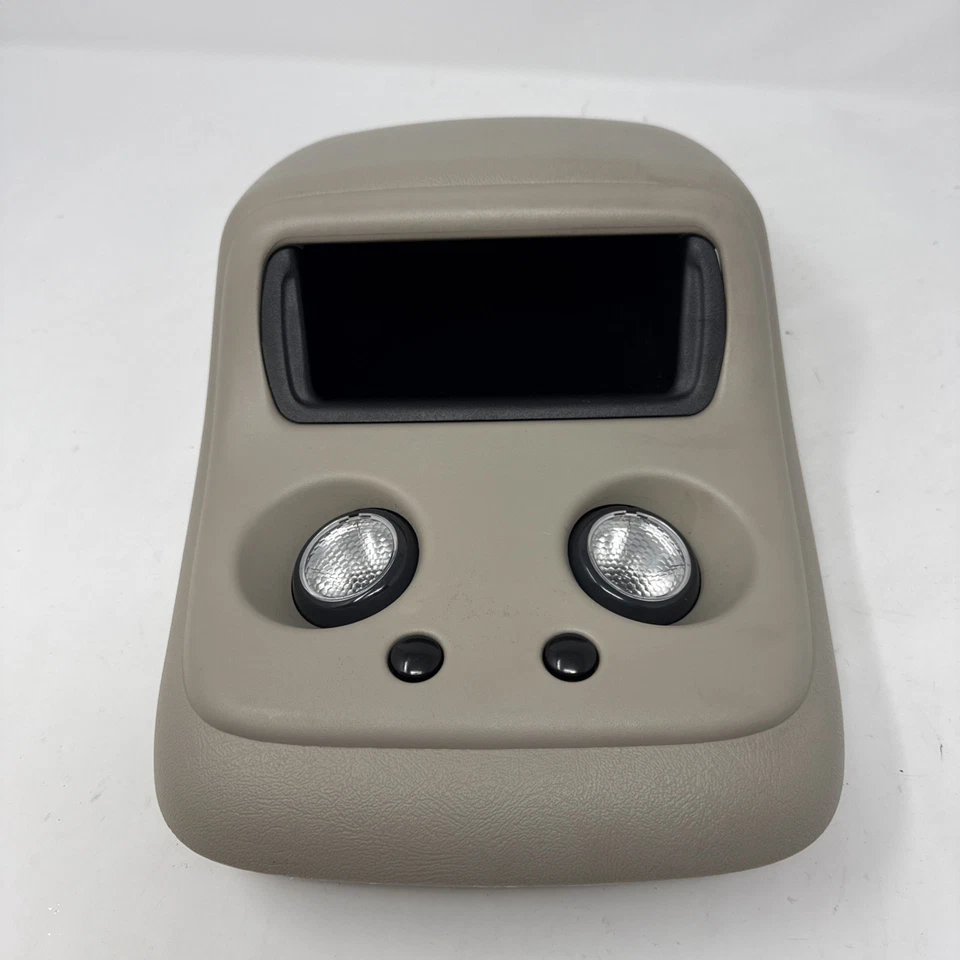 03-06 Sierra Silverado techo superior consola domo mapa luces almacenamiento luz bronceado Foto 4 de 4