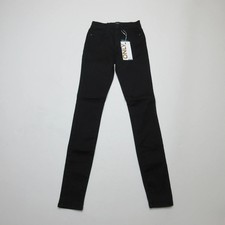 ONLY Damen Royal Life High Rise Skinny Jeans Größe XS L32 Schwarz Bio Neu mit Etikett