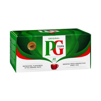 2 x 40 bags Schwarzer Tee - Natural - PG TIPS