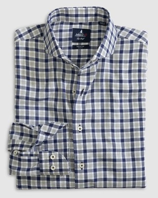 johnnie-O Top Shelf Button Down Shirt - Davie Lake Size L