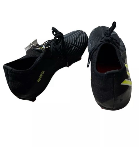 Botines de fútbol Adidas Predator Edge.1 FG negros GW0975 juveniles talla 3,5 NUEVO - Imagen 3 de 4