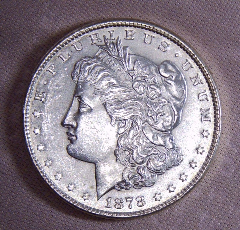 1878 Morgan Silver Dollar, 78/9 , Reverse Of 79 , Great Condition