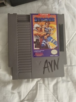 Strider Nintendo Nes Capcom Ntsc nur Cart Usa Version 