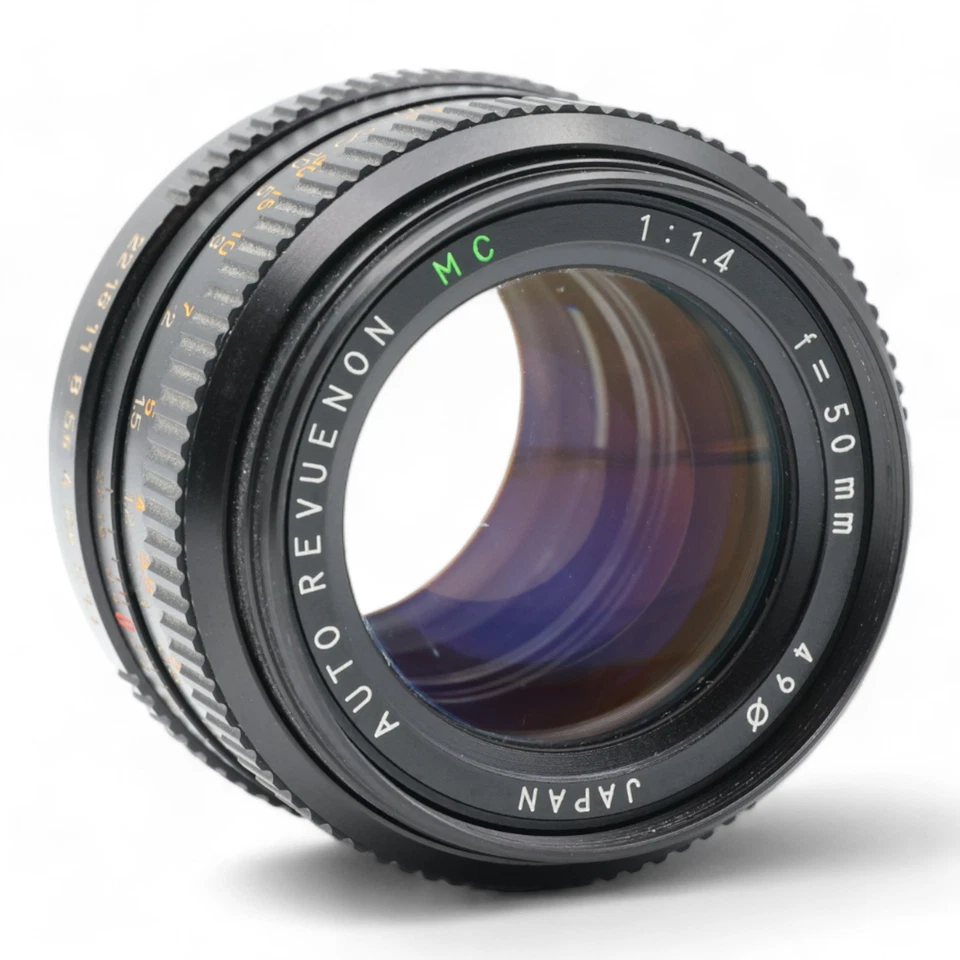 Lente Auto Revuenon MC 50mm 1:1.4 50 mm 1.4 - Pentax PK - Imagem 3 de 4