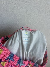 Chubbies Men's Swim Trunks S Pink Dinosaur Animal Print Drawstring Lined