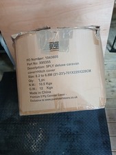 MAYPOLE CARAVAN COVER. 5 PLY UNUSED.   GREEN  6.5 TO 6.8 M.