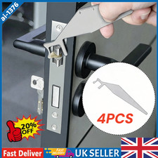 4X Multipurpose Lever Tools Stainless Steel Locksmith Tool Portable Pry BarHand.