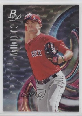 2018 Bowman Platinum Top Prospects Ice CJ Chatham #TOP-43 0p0